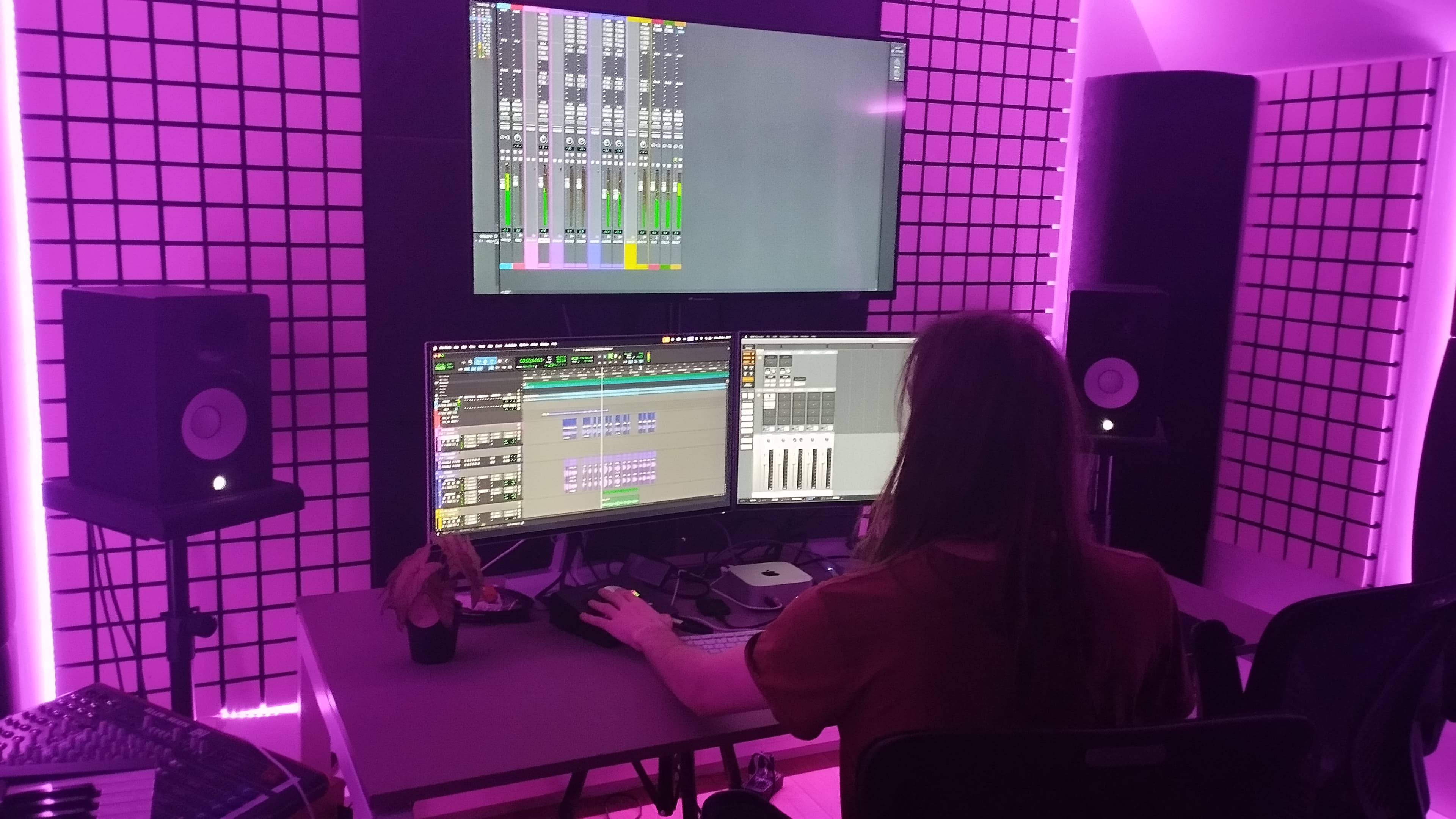 Session de mix au studio Mixfast
